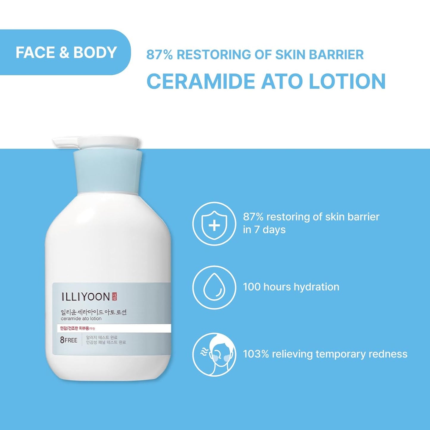 Illiyoon Ceramide Ato Lotion (334ml +100ml)