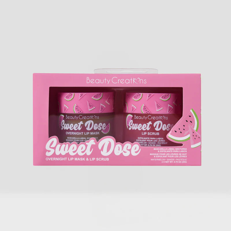 Sweet Dose Overnight Lip Mask & Lip Scrub - Watermelon