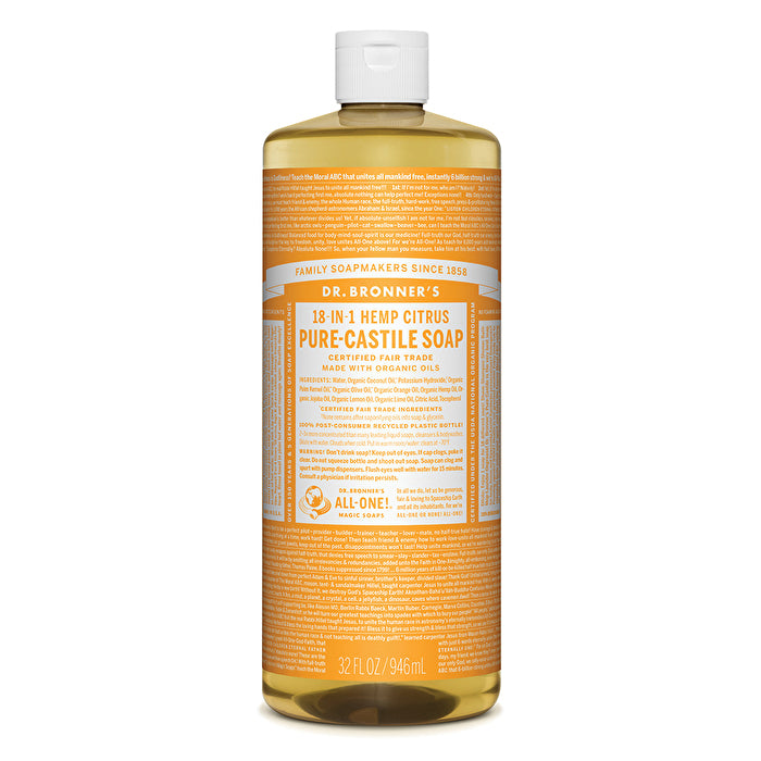 PURE-CASTILE LIQUID SOAP (32Oz)