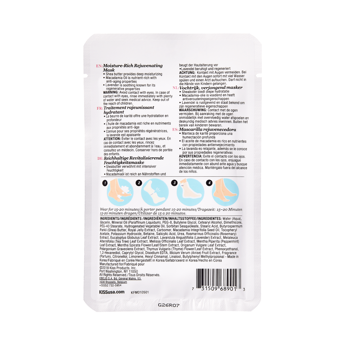Foot & Toenail Mask Socks
