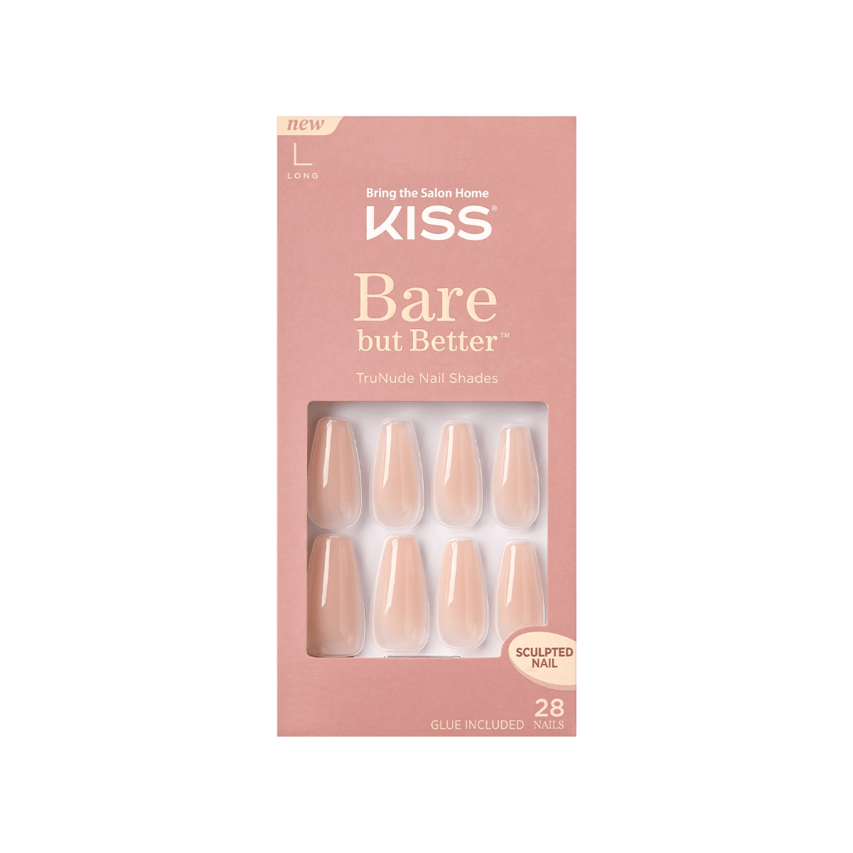 Bare but Better Nails - Nude Drama (L) BN02