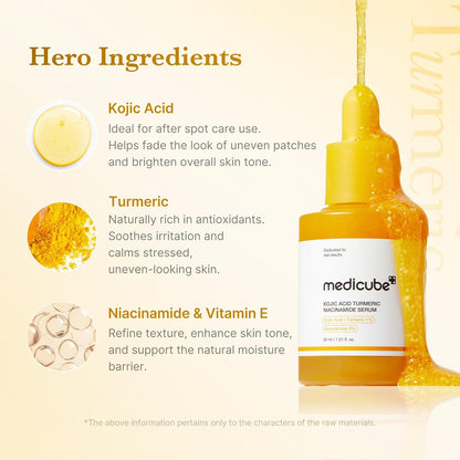 Kojic Acid Tumeric Niacinamide Serum