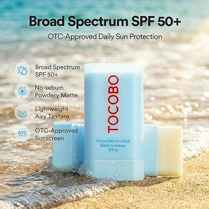 Cotton Airy Sun Stick Sunscreen SPF50