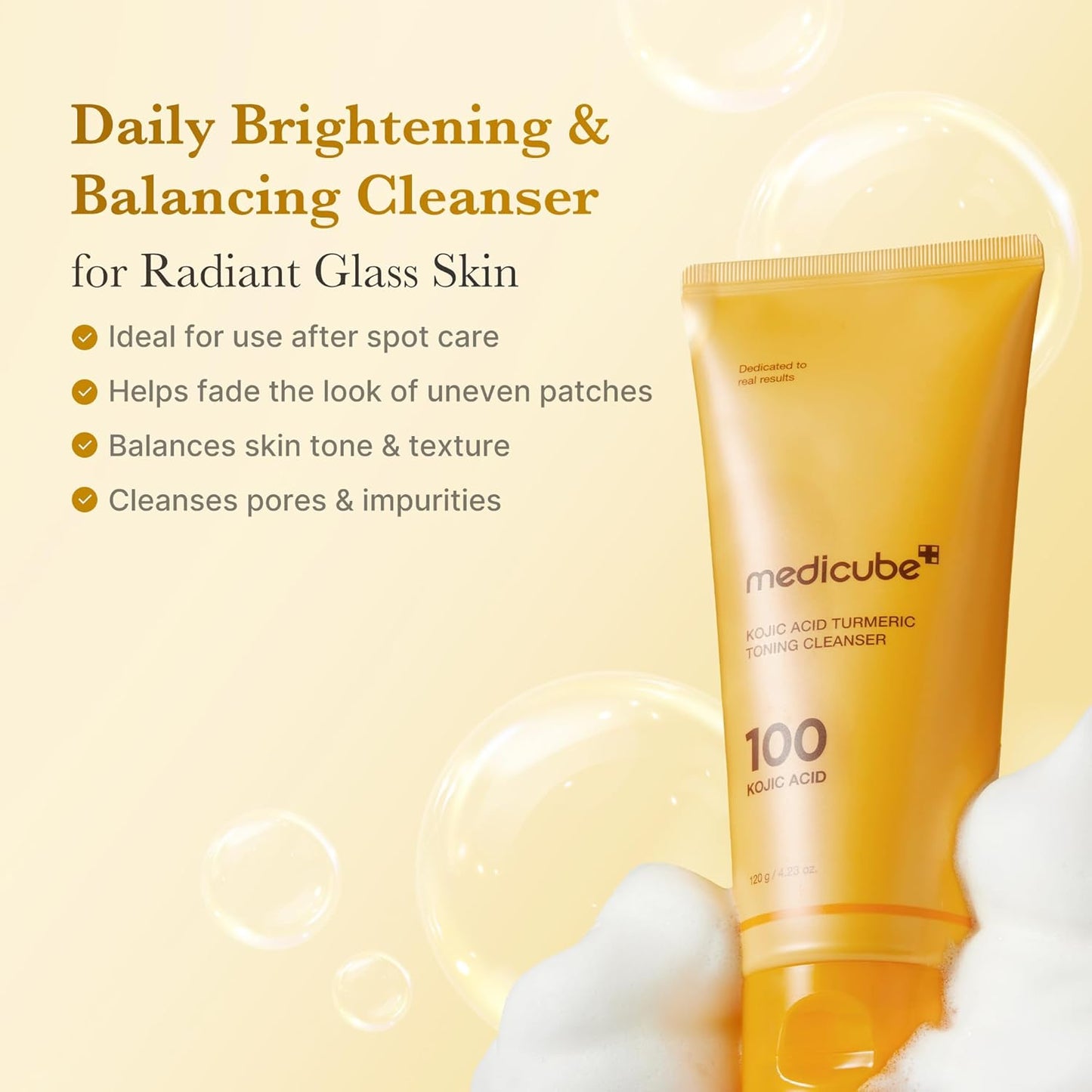 Kojic Acid Tumeric Toning Cleanser