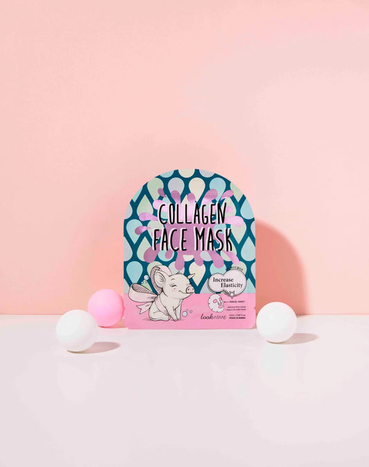 LOOK AT ME Collagen Tencel Facial Mask | Korean Skincare | Intense Elasticity