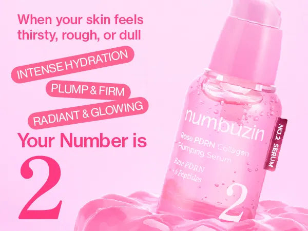 Numbuzin Rose PDRN Collagen Plumping Serum