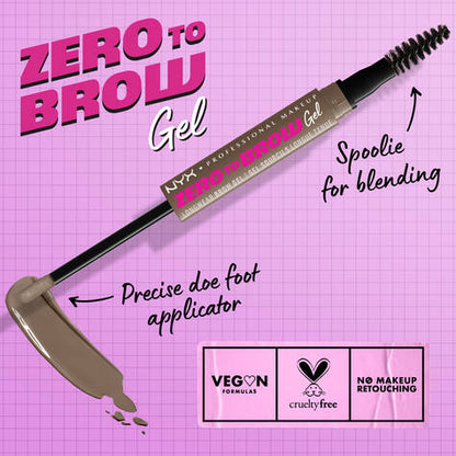 Zero To Brow Tinted Brow Gel