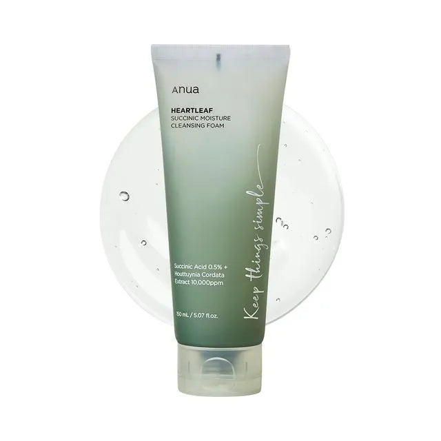 Heartleaf Succinic Moisture Cleansing Foam