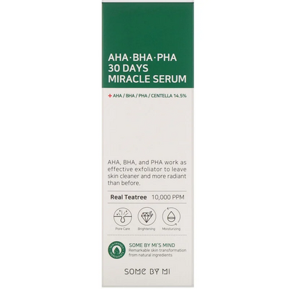 AHA, BHA, PHA 30 Days Miracle Serum, 50ml