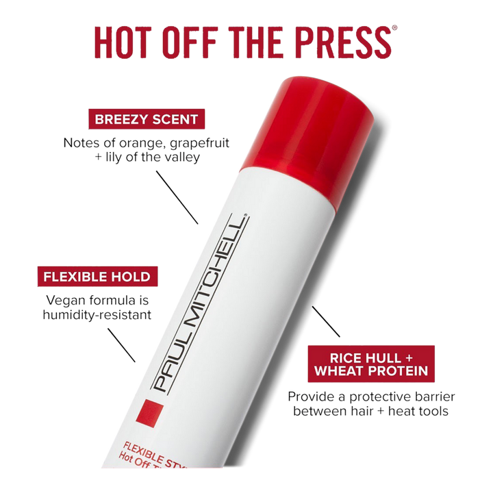 Flexible Style Hot Off The Press Thermal Protection Hairspray
