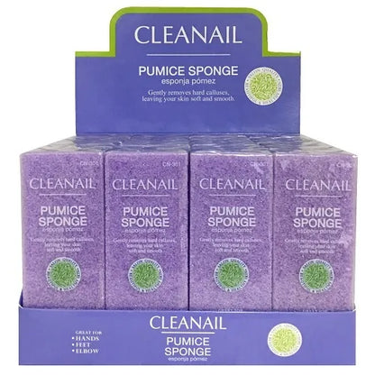 CleaNail Pumice Sponge (Purple)
