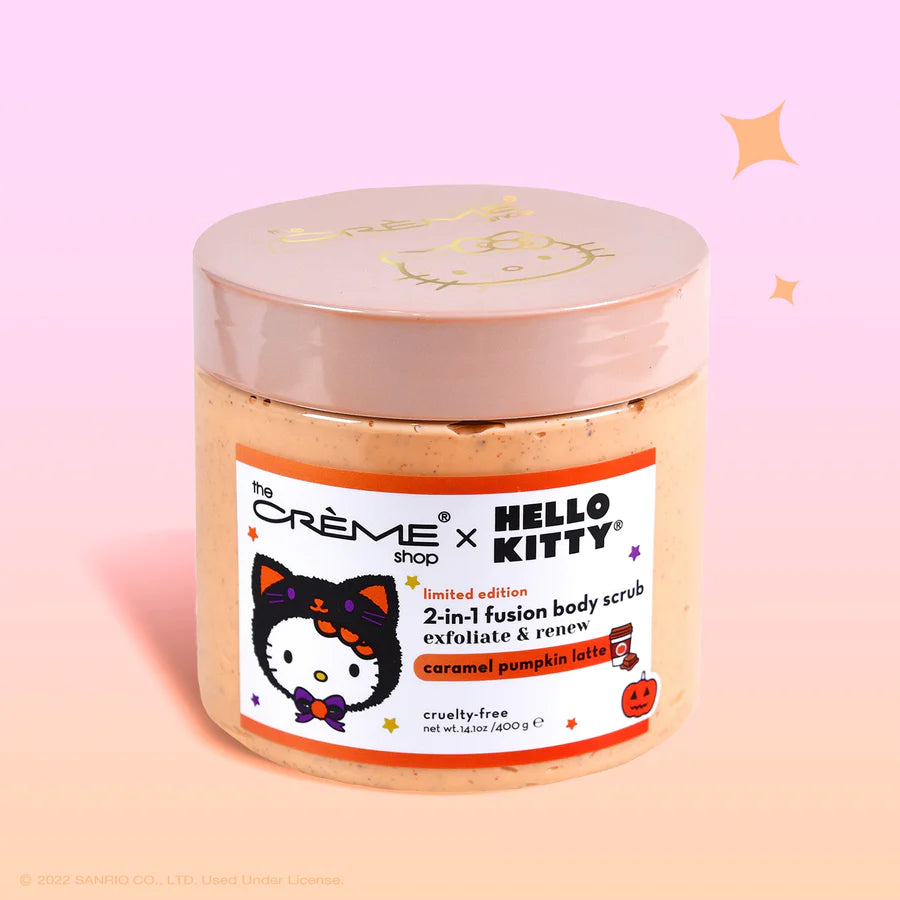 The Crème Shop x Hello Kitty Fusion Body Scrub - Caramel Pumpkin Latte