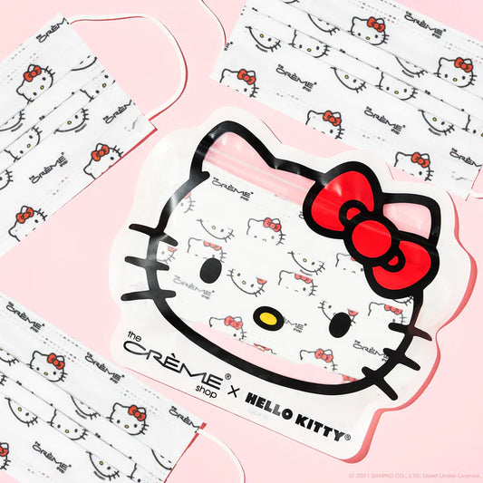 Hello Kitty 3-Ply Disposable Protective Face Mask | Classic White (14 count)