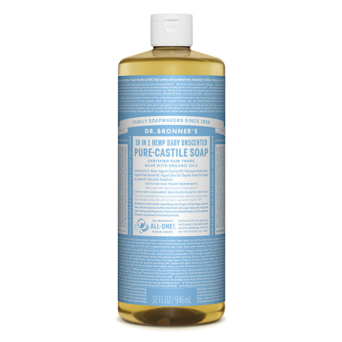 PURE-CASTILE LIQUID SOAP (32Oz)